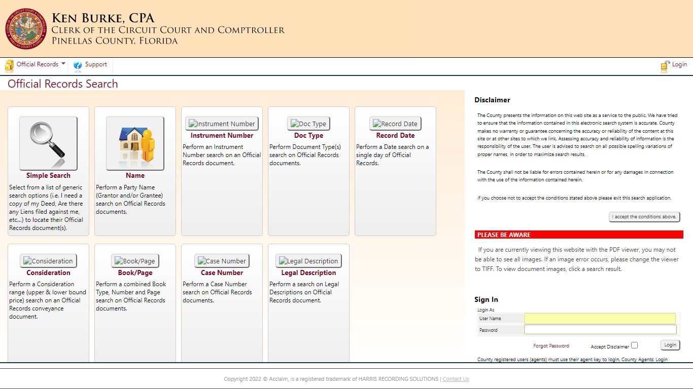 Pinellas County Public Records